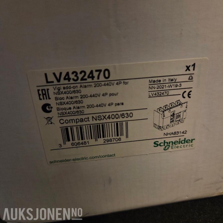 Elektromateriell (kraft, belysning, automasjon, nettverk, VVS-styring, installasjon)